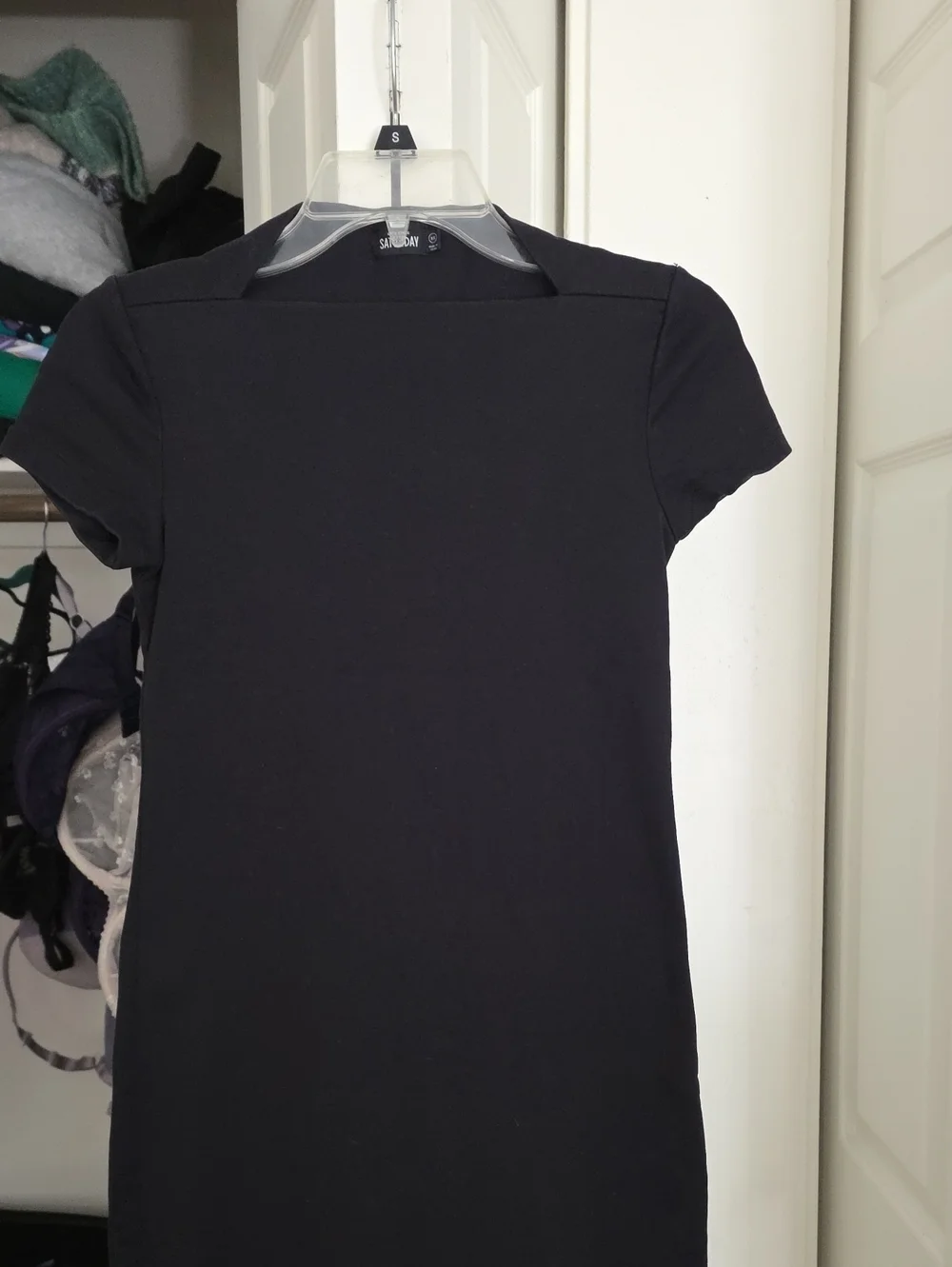 kate spade Black Maxi Dress with Short Sleeves